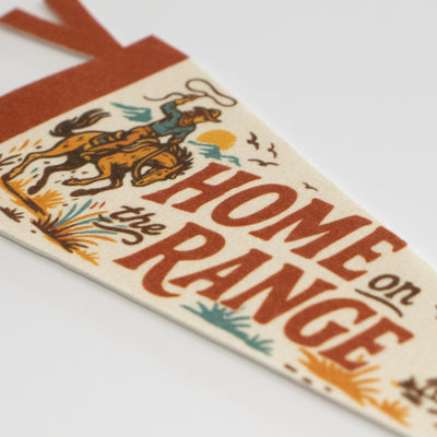 Home on the Range Felt Pennant