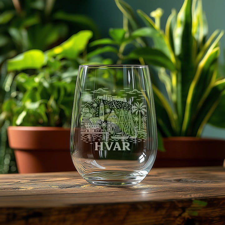 Hvar Croatia Glasses
