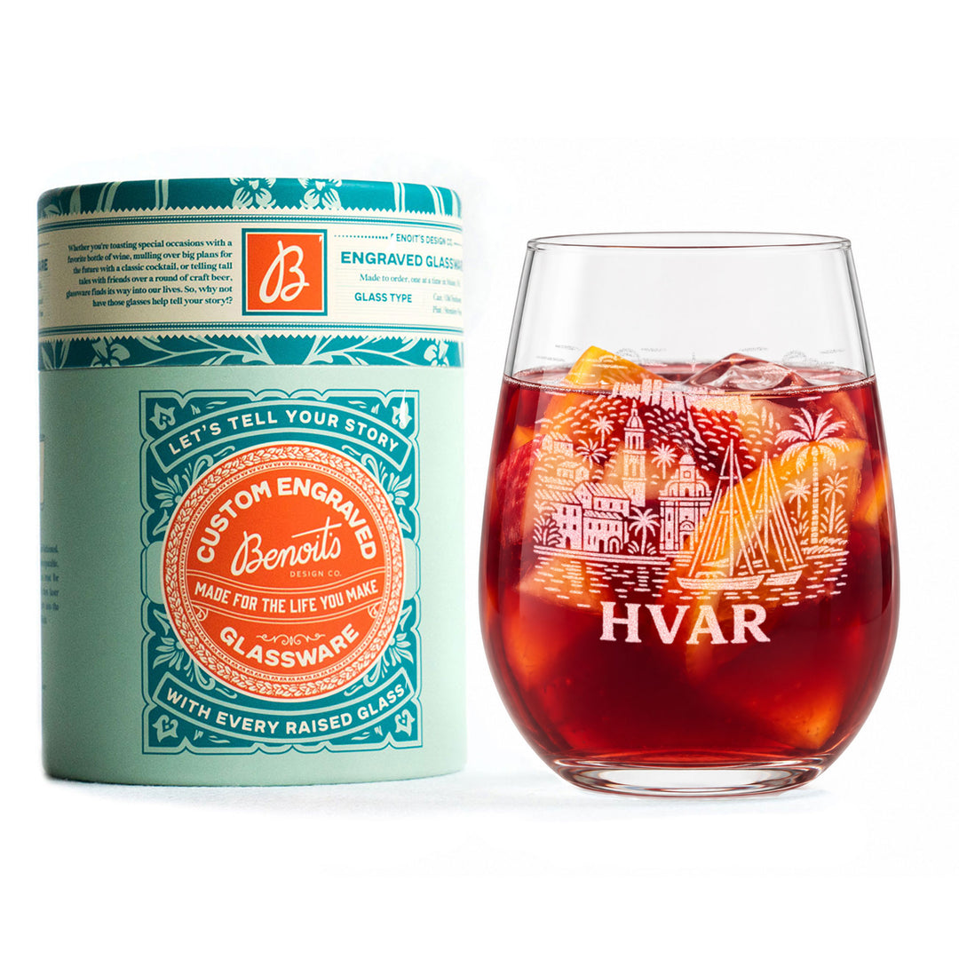 Hvar Croatia Glasses