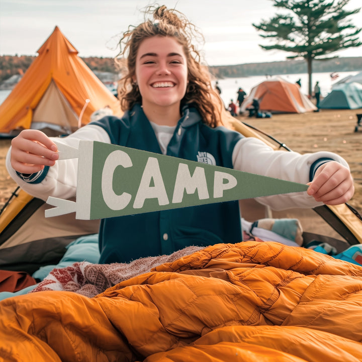Boho Camp Felt Pennant