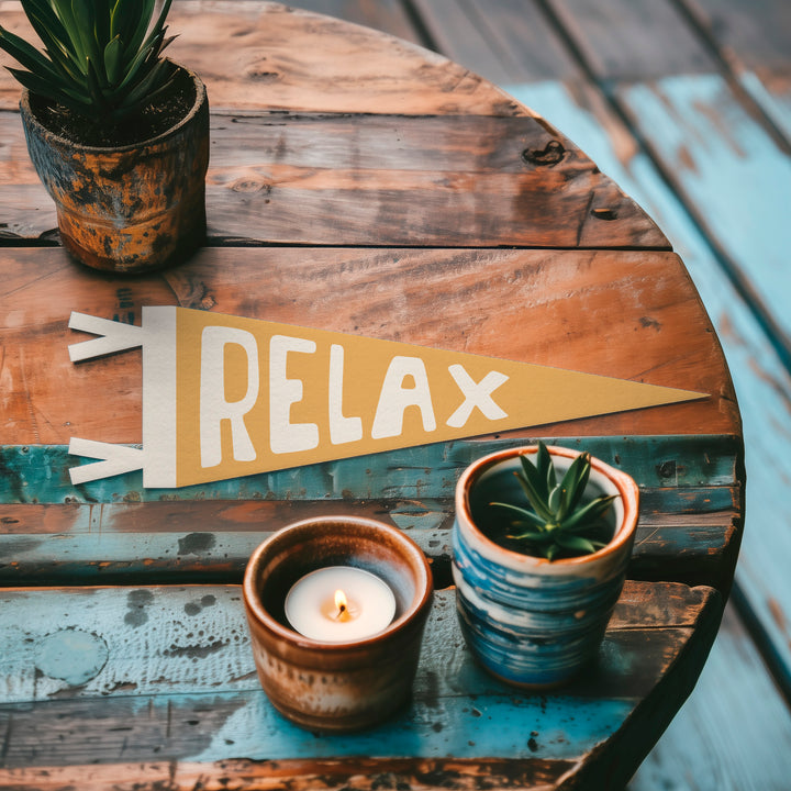 Relax Felt Pennant