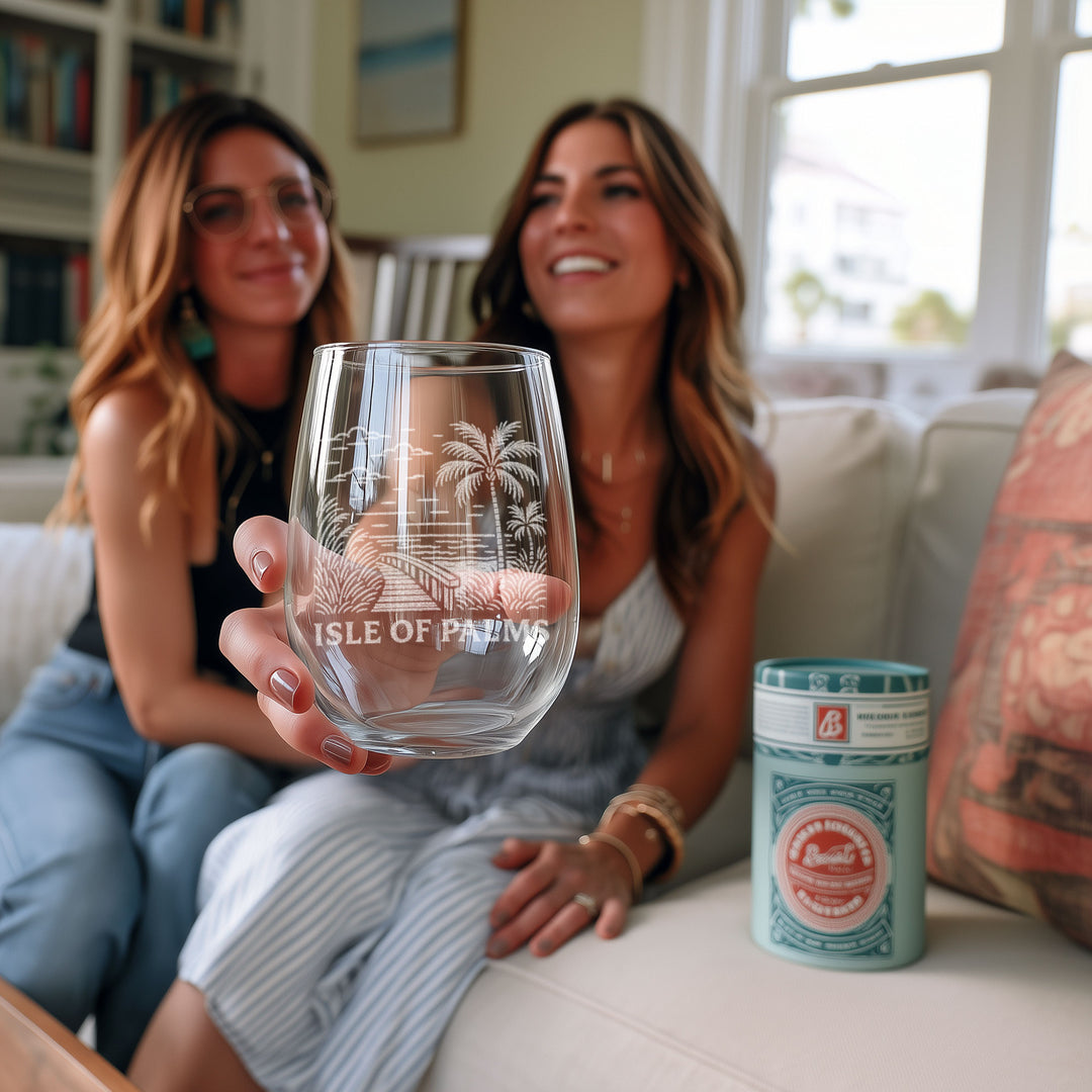 Isle of Palms South Carolina Glasses