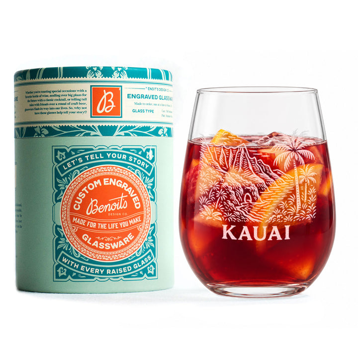 Kauai Hawaii Glasses