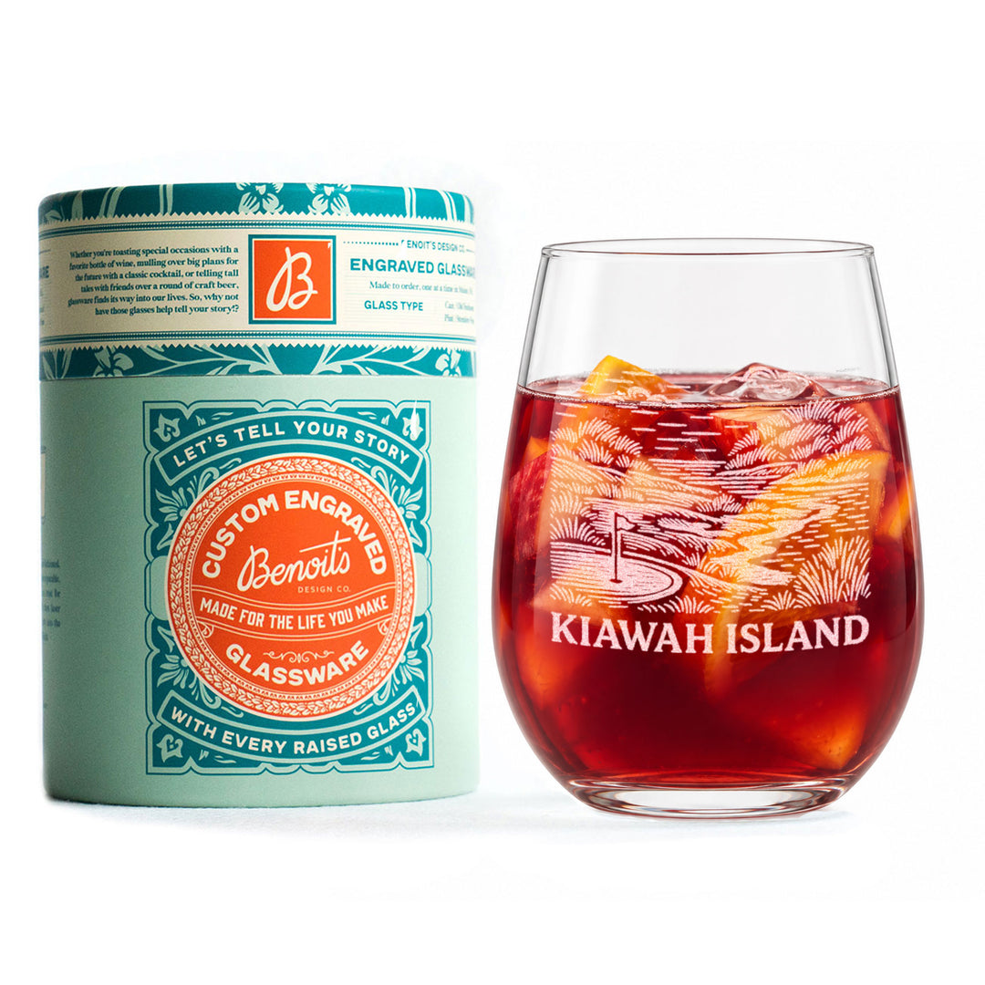 Kiawah Island South Carolina Glasses