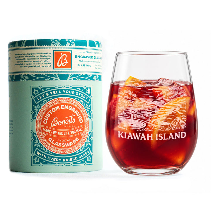 Kiawah Island South Carolina Glasses