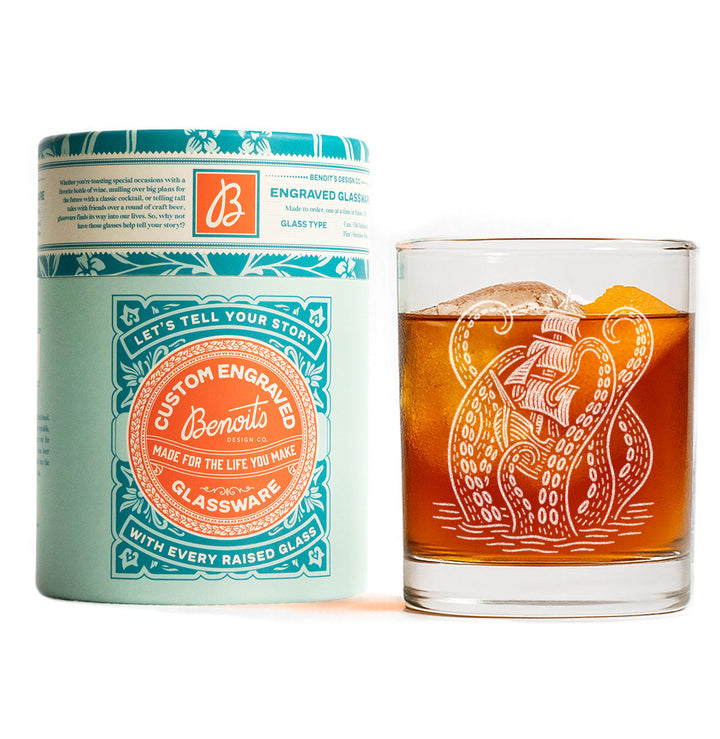 Kraken Octopus Glasses