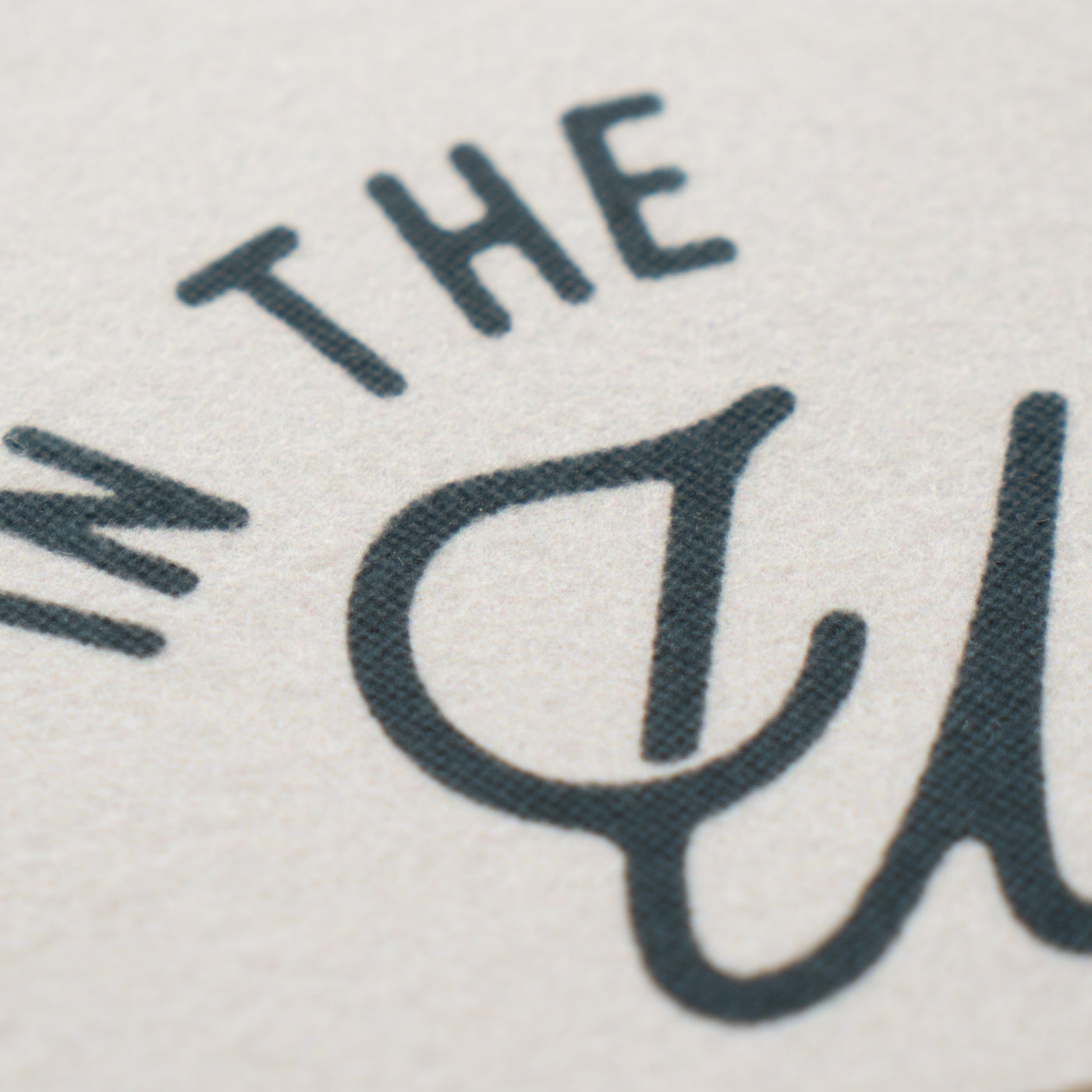 Life is Better in the Woods Felt Pennant