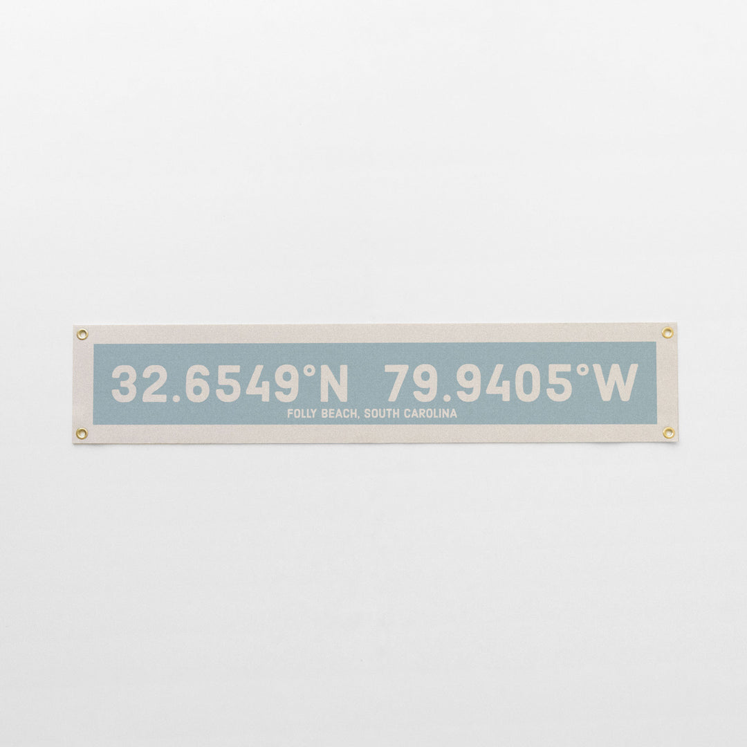 Custom Coordinate Felt Banner