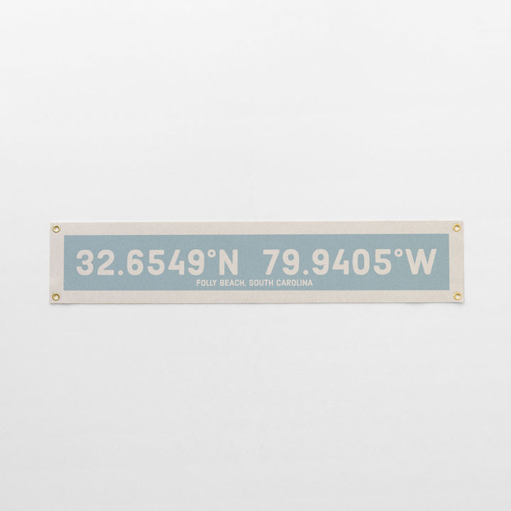 Custom Coordinate Felt Banner