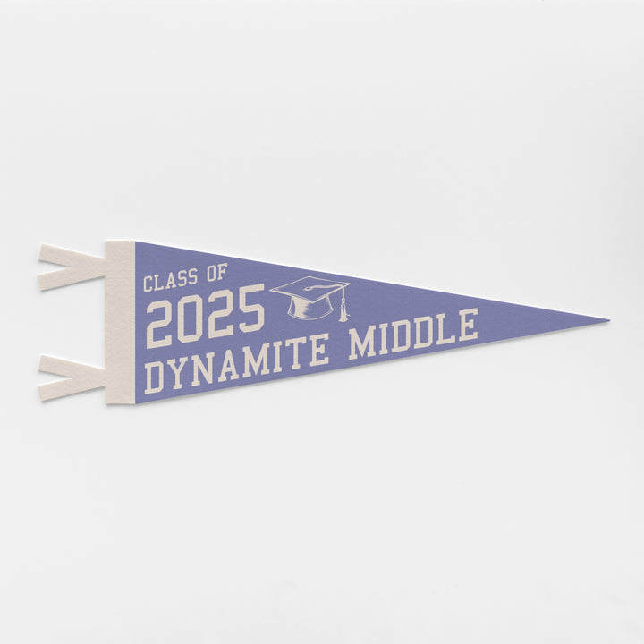 Custom Class of Gift Felt Pennant