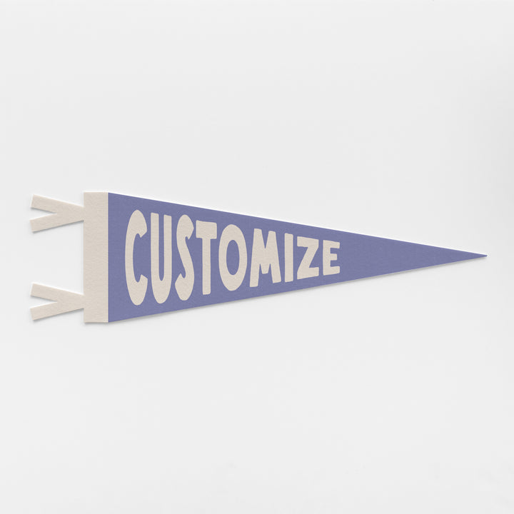 Custom Fun Name Sign Felt Pennant
