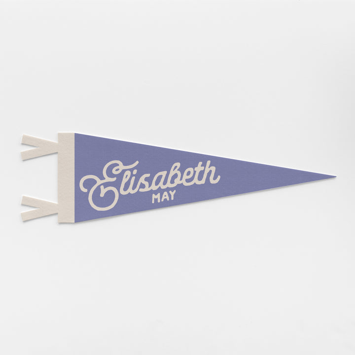 Custom Heritage Name Felt Pennant