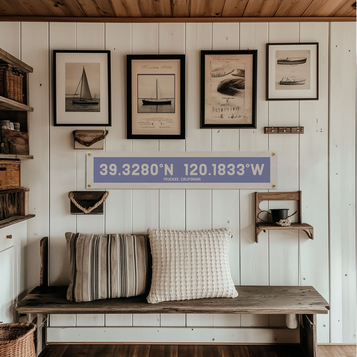 Custom Coordinate Felt Banner