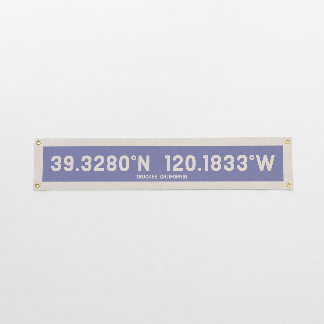 Custom Coordinate Felt Banner