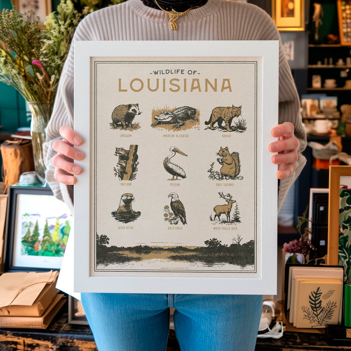 Louisiana Wildlife Print