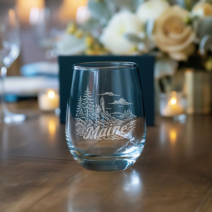 Maine State Glasses