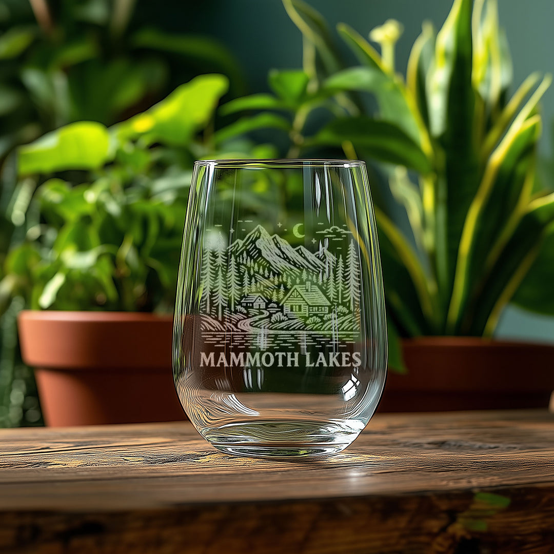 Mammoth Lakes California Glasses