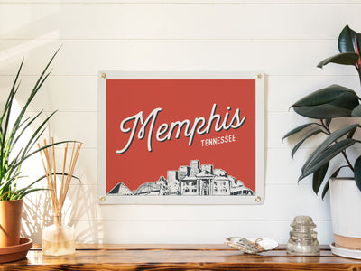 Memphis, Tennessee City Felt Banner
