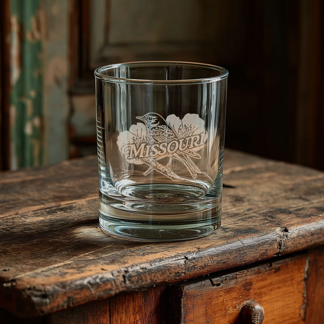 Missouri State Bird Glasses
