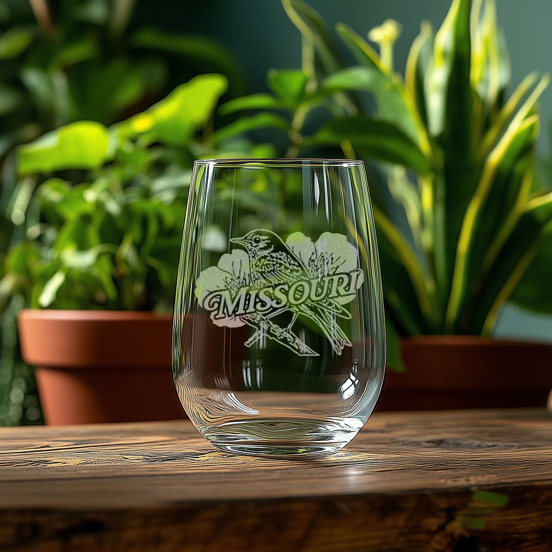 Missouri State Bird Glasses