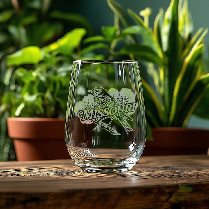 Missouri State Bird Glasses