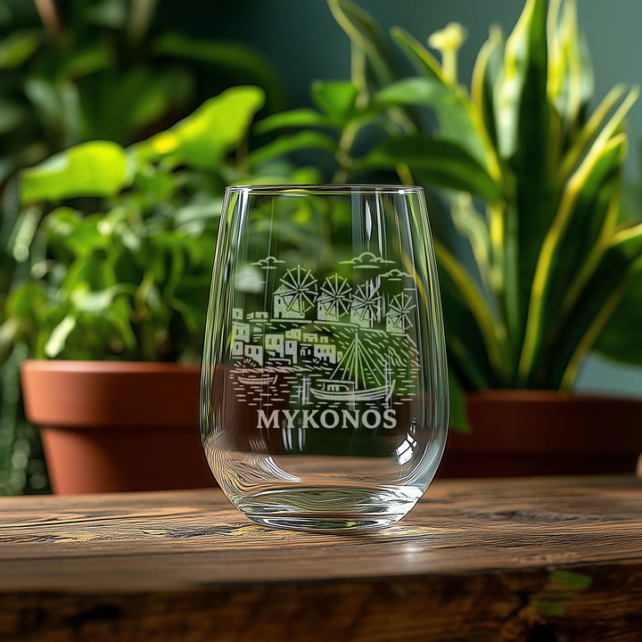 Mykonos Greece Glasses