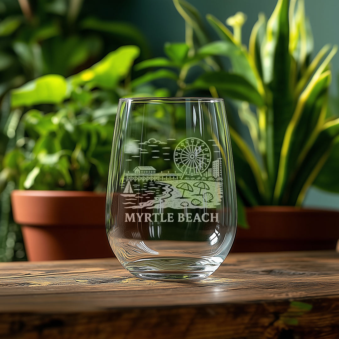 Myrtle Beach South Carolina Glasses