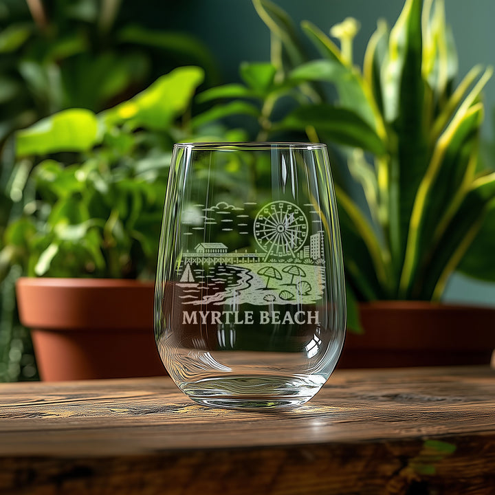 Myrtle Beach South Carolina Glasses