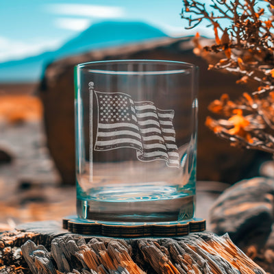American Flag Glasses