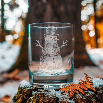 Vintage  Snowman Glasses
