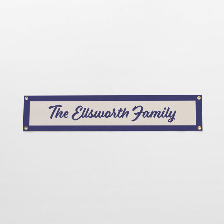 Custom Cursive Name Felt Banner