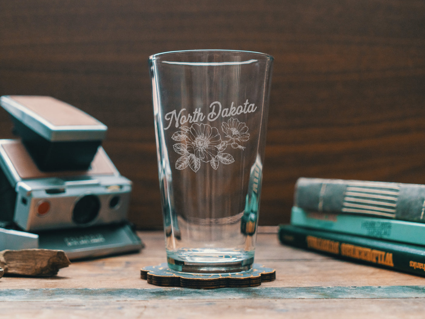 North Dakota State Glassware