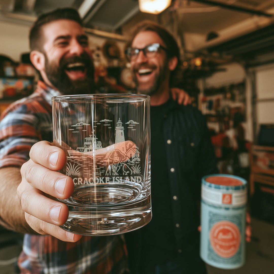 Ocracoke Island North Carolina Glasses