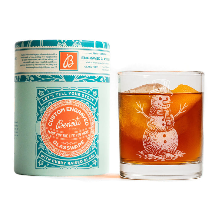 Vintage Snowman Glasses
