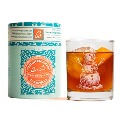 Vintage  Snowman Glasses