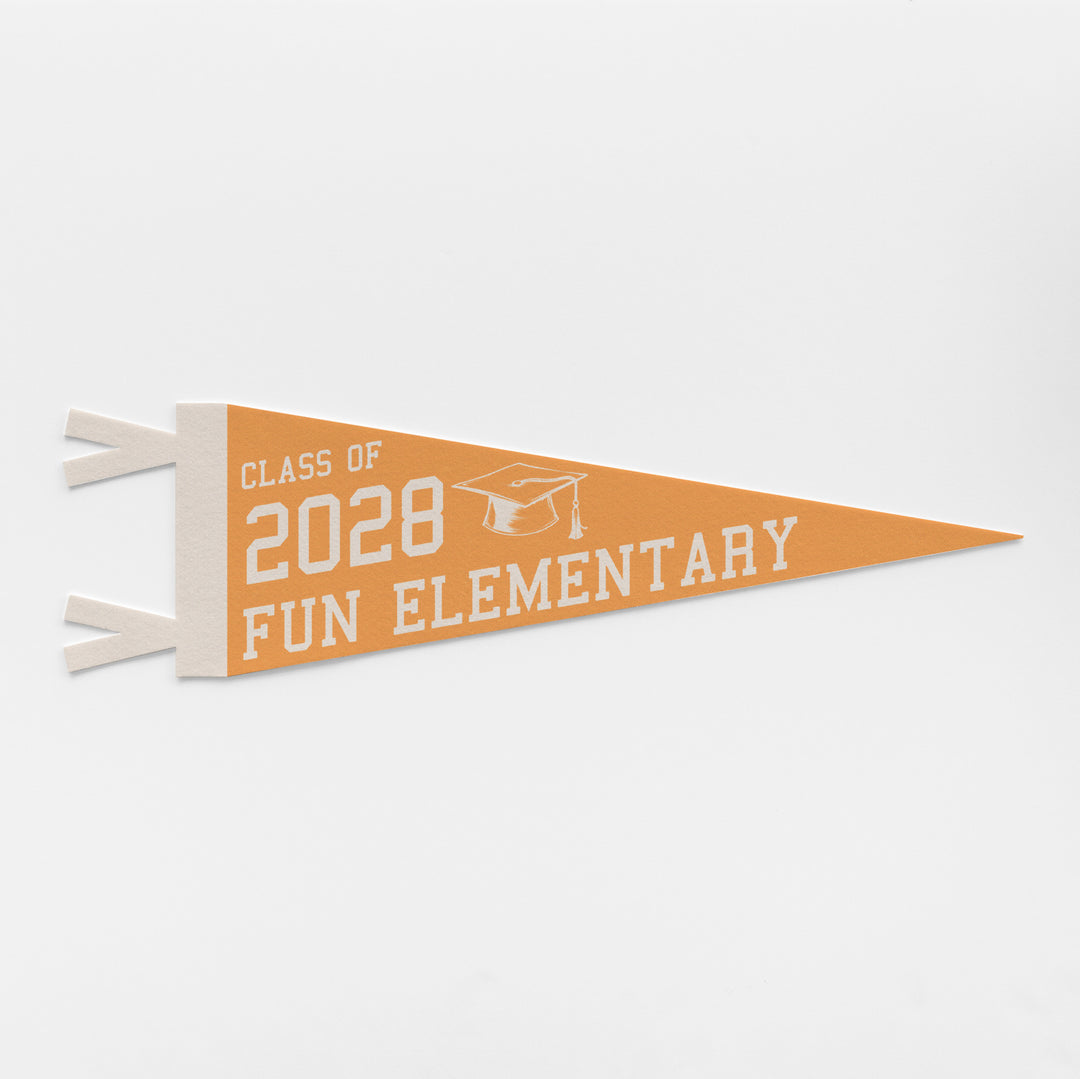 Custom Class of Gift Felt Pennant