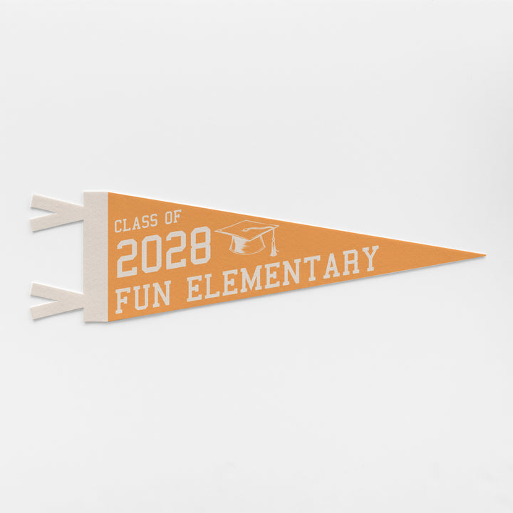 Custom Class of Gift Felt Pennant