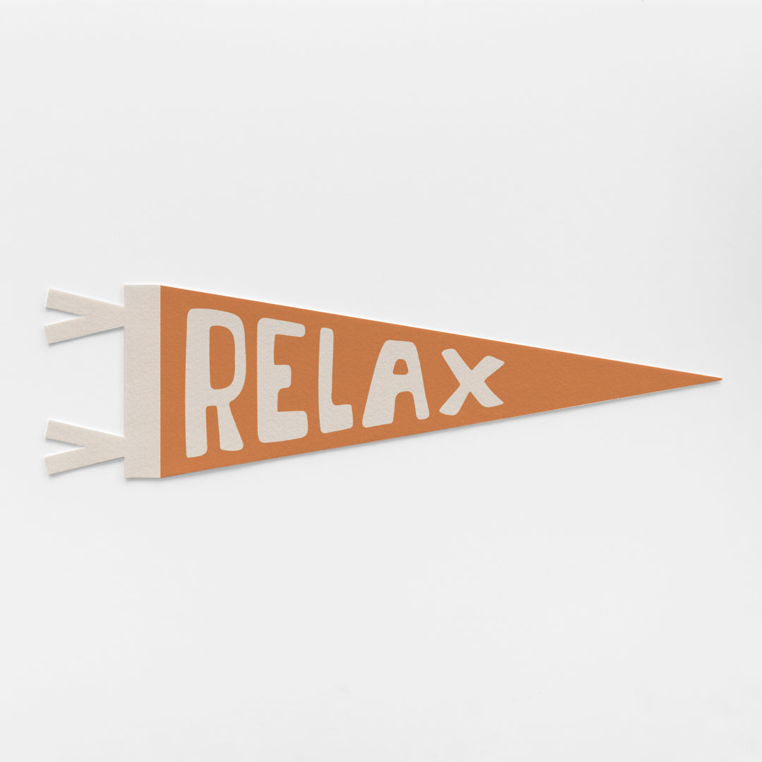 Relax Felt Pennant