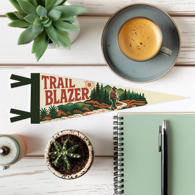 Trail Blazer Felt Pennant