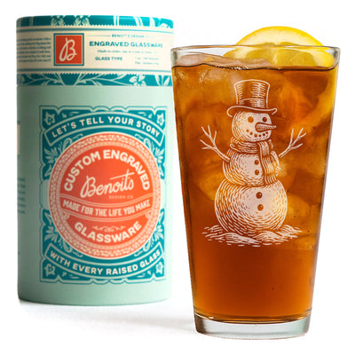 Vintage  Snowman Glasses