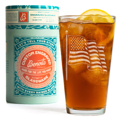 American Flag Glasses