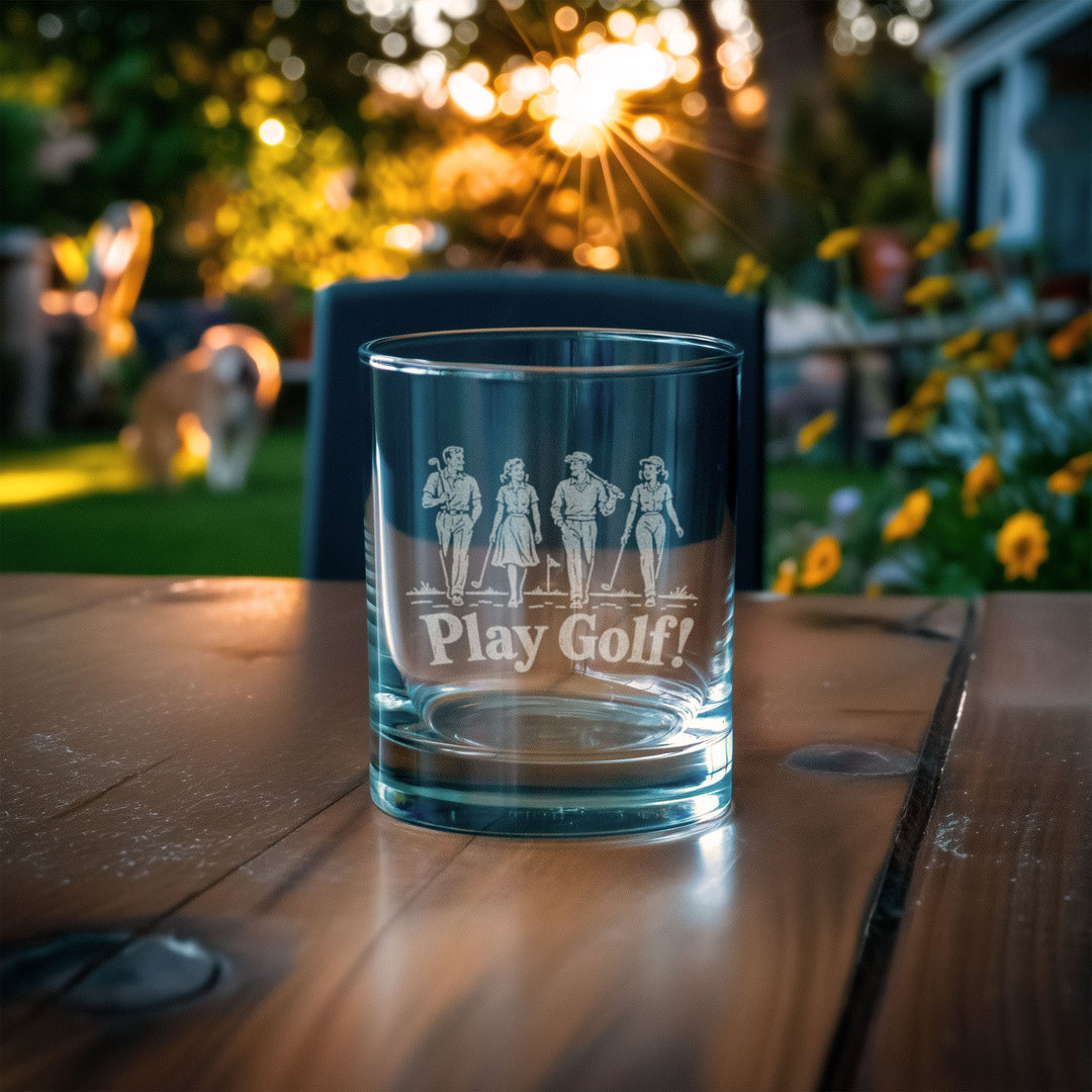 Custom Vintage Play Golf  Glasses
