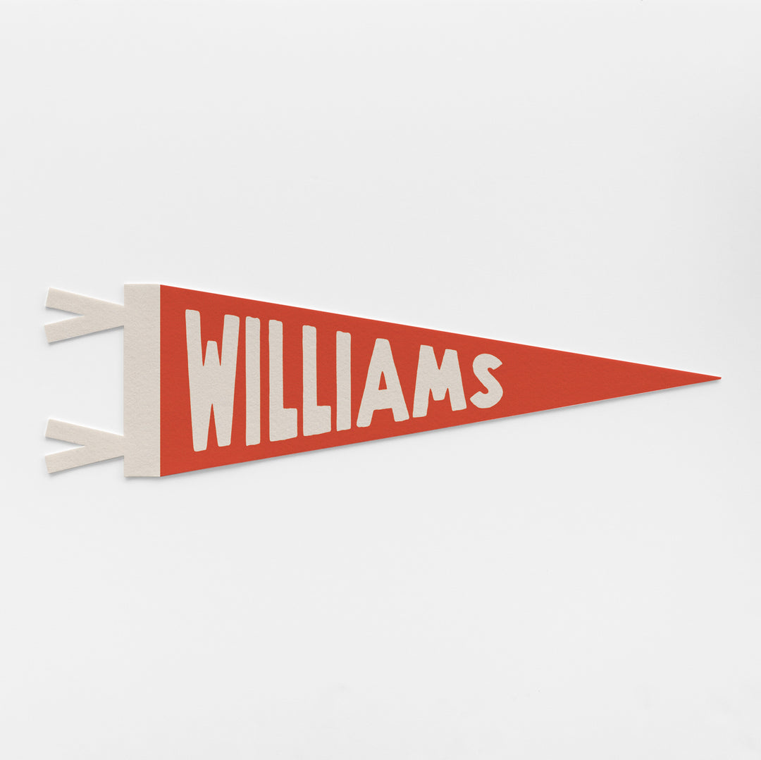Custom Fun Name Sign Felt Pennant