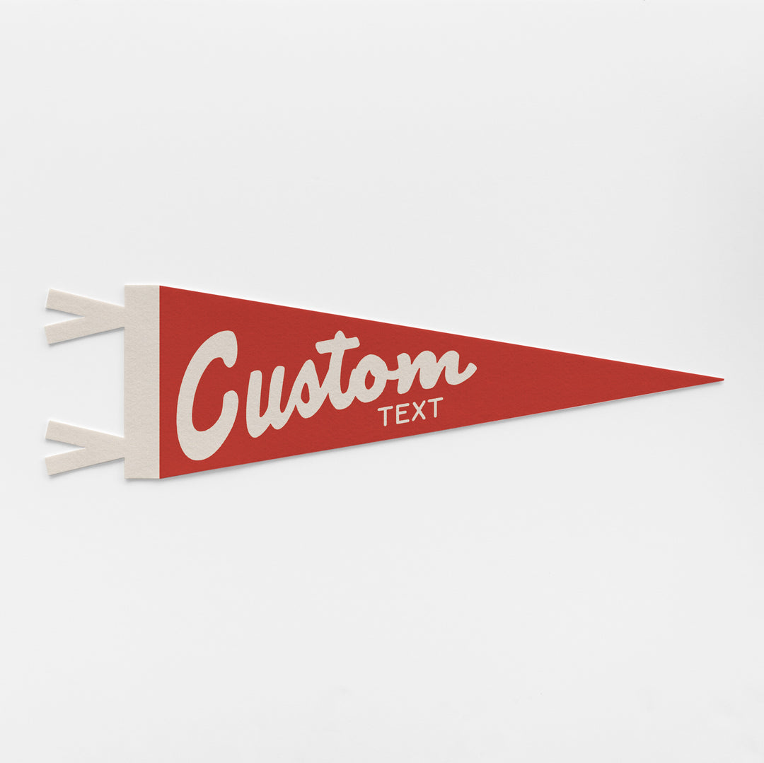 Custom Outdoorsy Felt Pennant