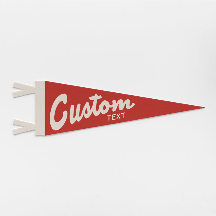 Custom Outdoorsy Felt Pennant
