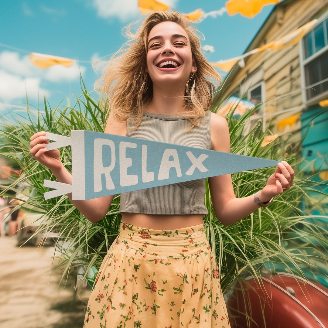 Relax Felt Pennant