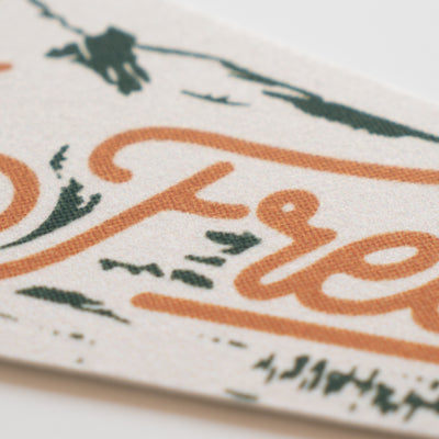 Roam Wild & Free Felt Pennant