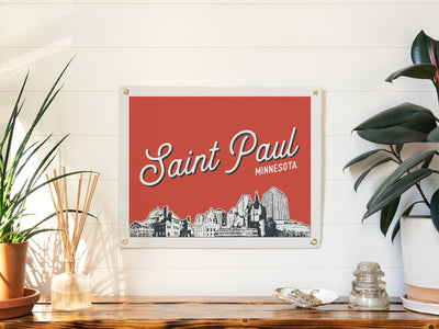 Saint Paul, Minnesota City Felt Banner