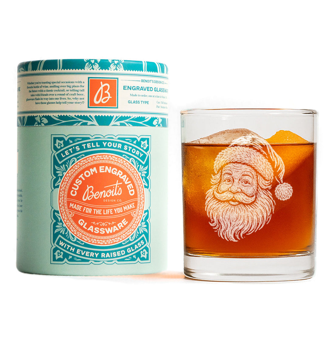 Vintage Santa Face Glasses