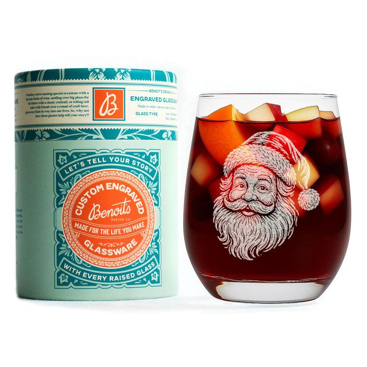 Vintage Santa Face Glasses